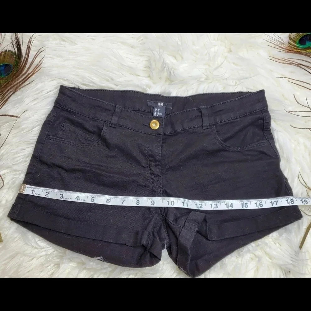 H&M Black‎ Denim Shorts